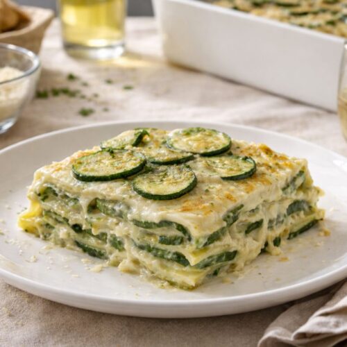 Lasagne alle zucchine al microonde