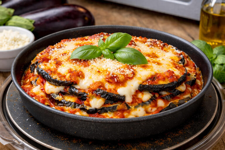 Melanzane alla parmigiana cotte nel microonde