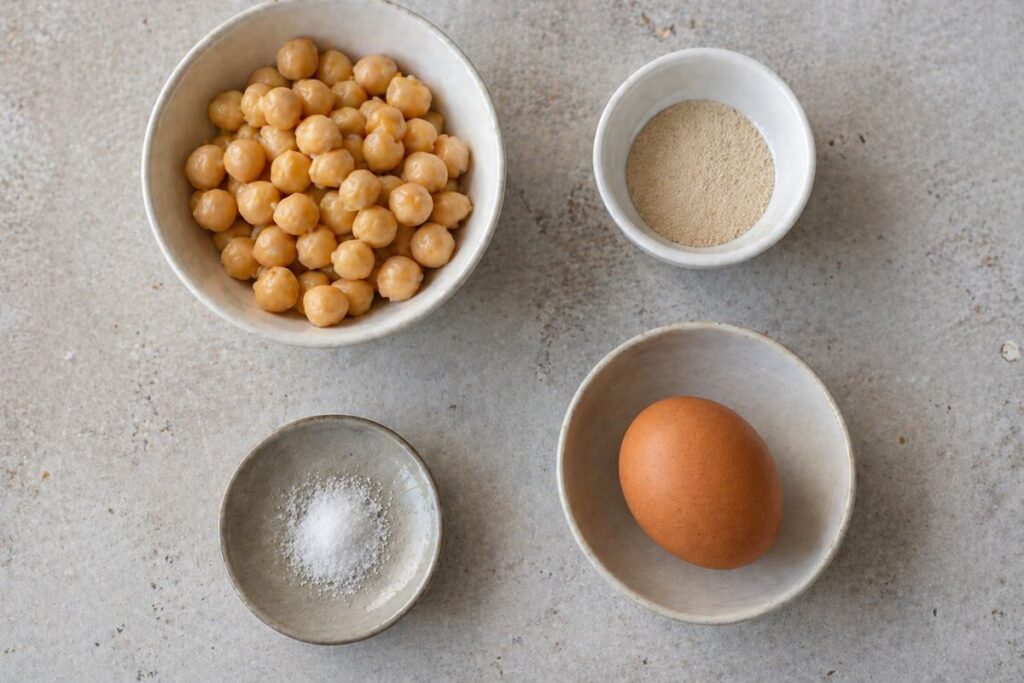Pane di ceci al microonde, ingredienti