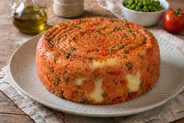 Timballo di riso al microonde