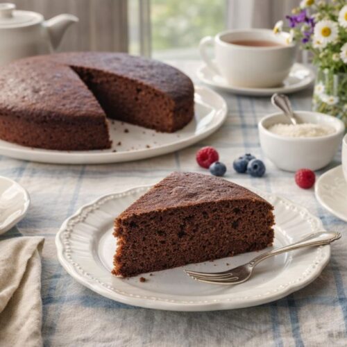 Torta al cacao al microonde