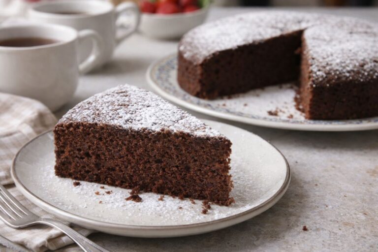 Torta al cacao vegana al microonde