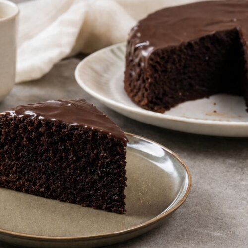 Torta all'acqua al microonde