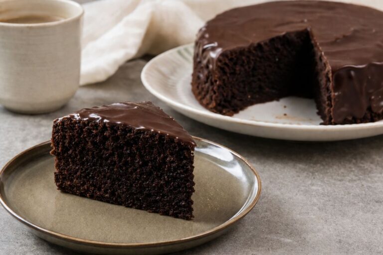 Torta all'acqua al microonde