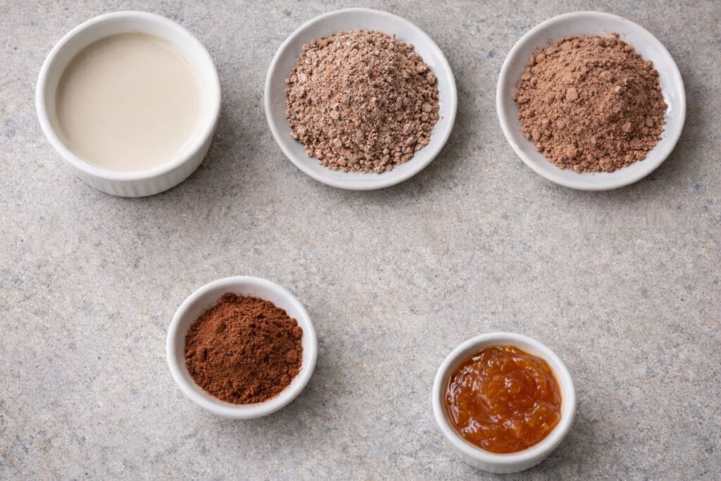 Tortino al gusto Sacher nel microonde, ingredienti