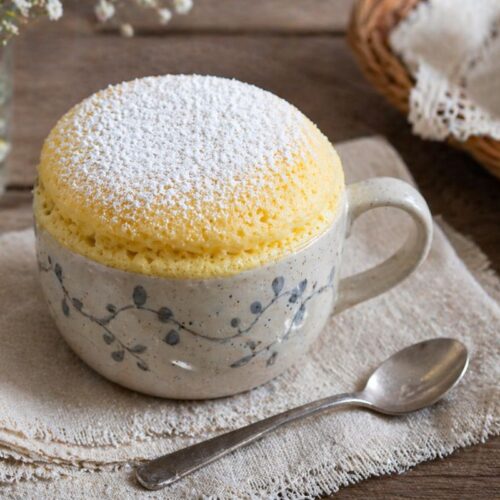 mug cake paradiso al microonde