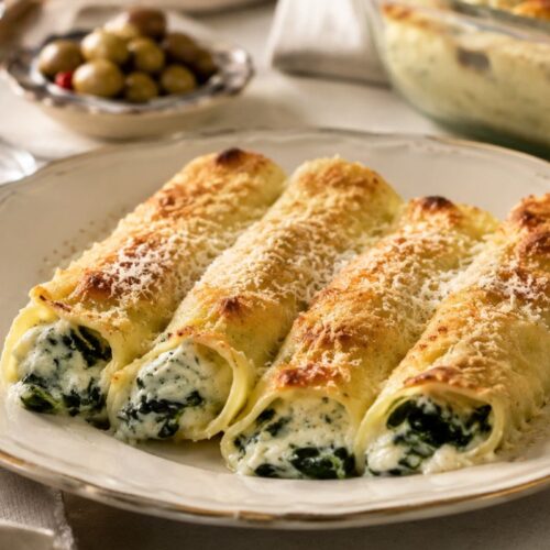 Cannelloni di ricotta e spinaci al microonde