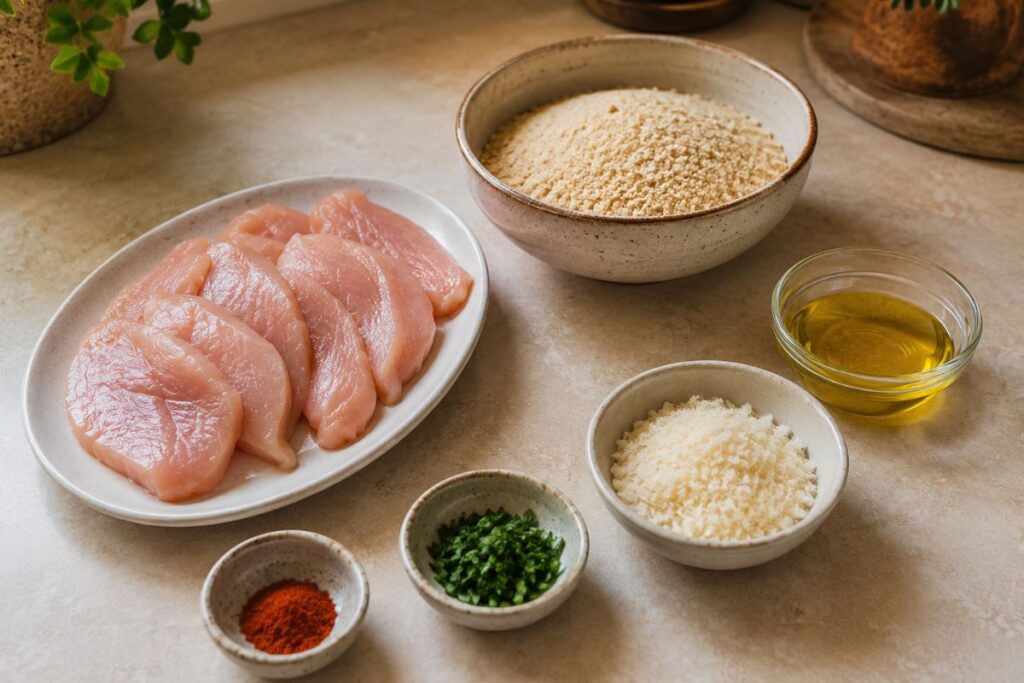 Cotolette al microonde, ingredienti