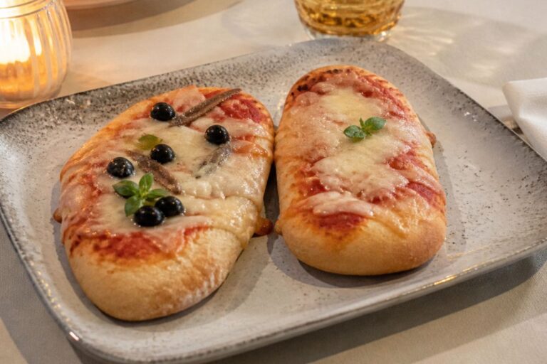 Lingue di pizza al microonde