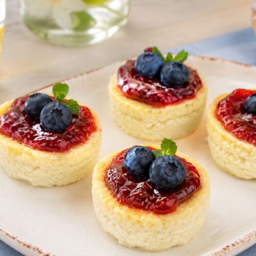 Mini cheesecake al microonde