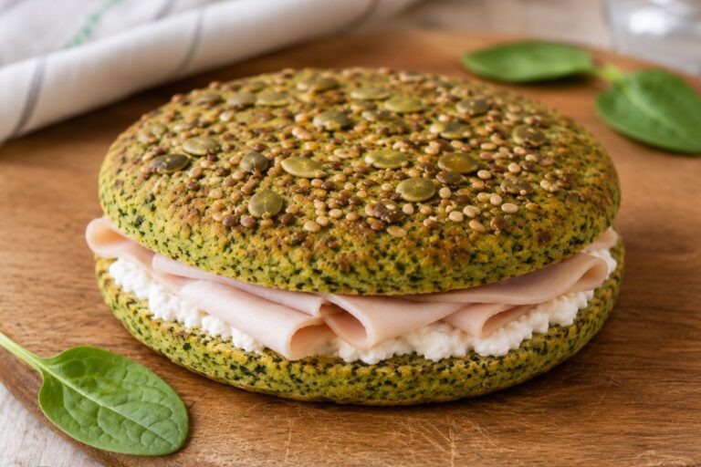 Panino di tonno e spinaci al microonde
