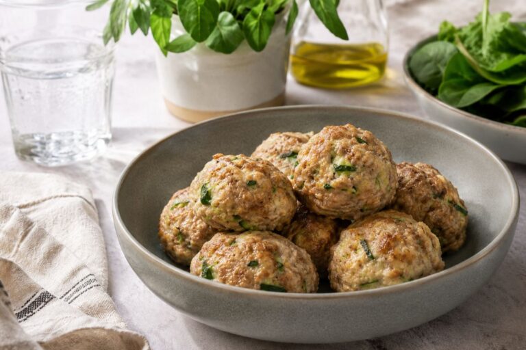 Polpette di vitello al microonde