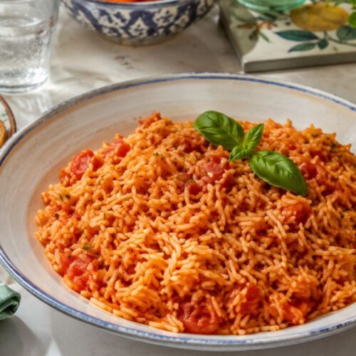 Riso al pomodoro in vasocottura al microonde