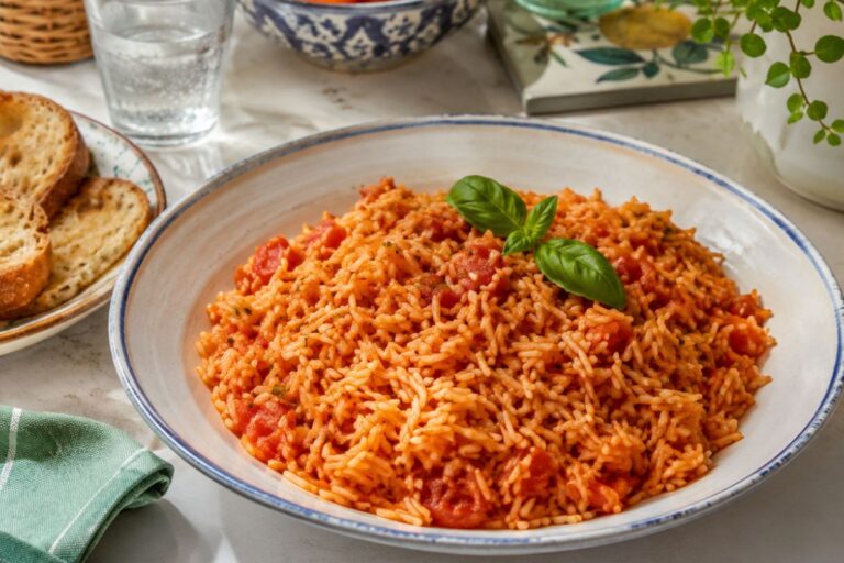 Riso al pomodoro in vasocottura al microonde