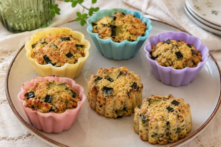 Sformatini di zucchine e tonno al microonde