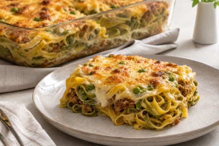 Tagliatelle gratinate al microonde