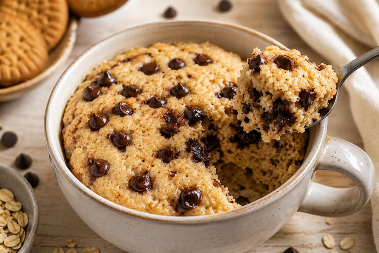 Torta latte e biscotti al microonde