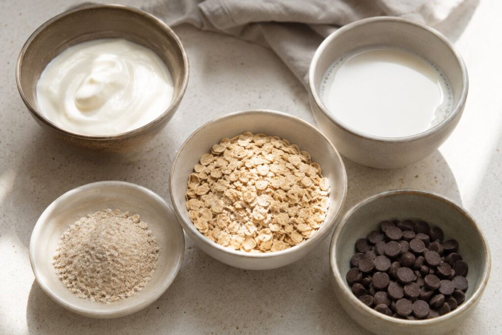 Torta latte e biscotti al microonde, ingredienti