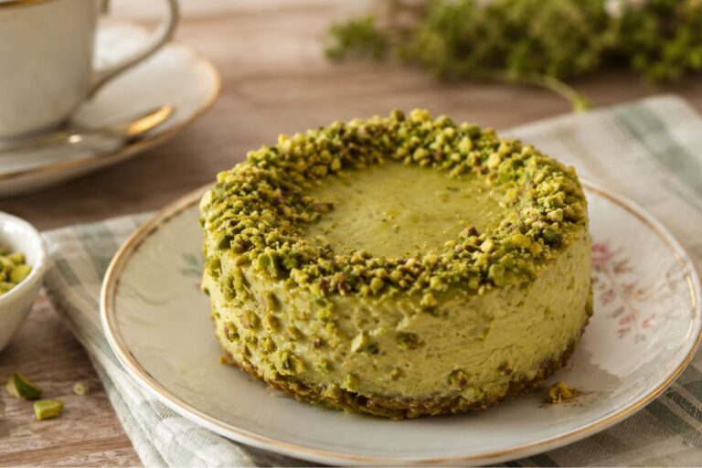cheesecake fit al pistacchio
