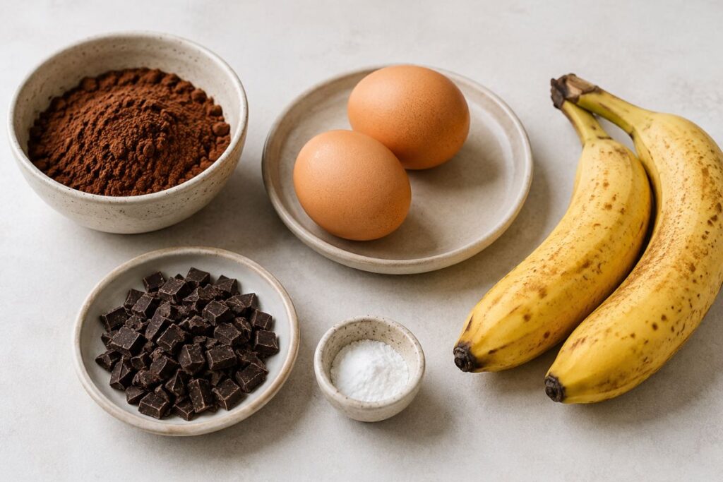 plumcake al microonde, ingredienti