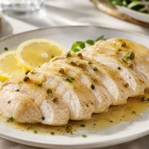 pollo in microonde al limone