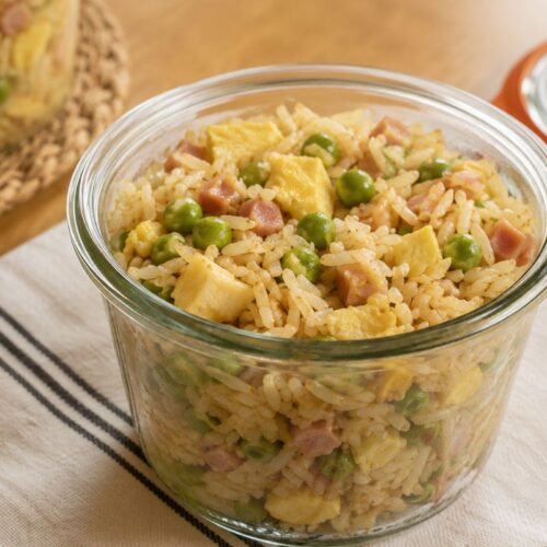 riso alla cantonese al microonde
