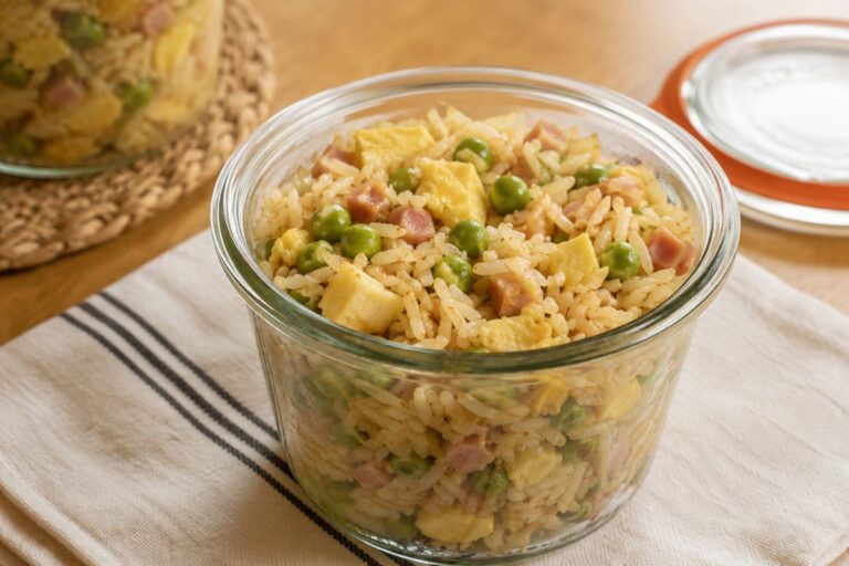 riso alla cantonese al microonde